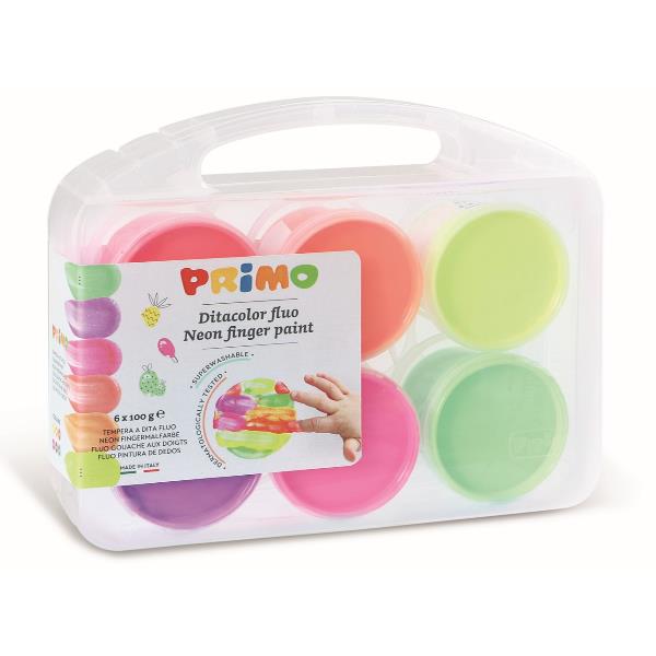 Ditacolor colori a dita - 100ml - c/pennello …