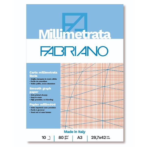 Blocco carta millimetrata - A3 - 29,7 x …