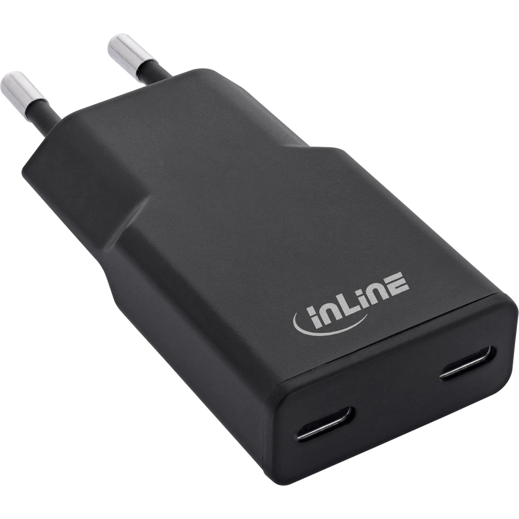 InLine Caricatore USB-C 30W GaN Doppio USB-C PD/PPS …