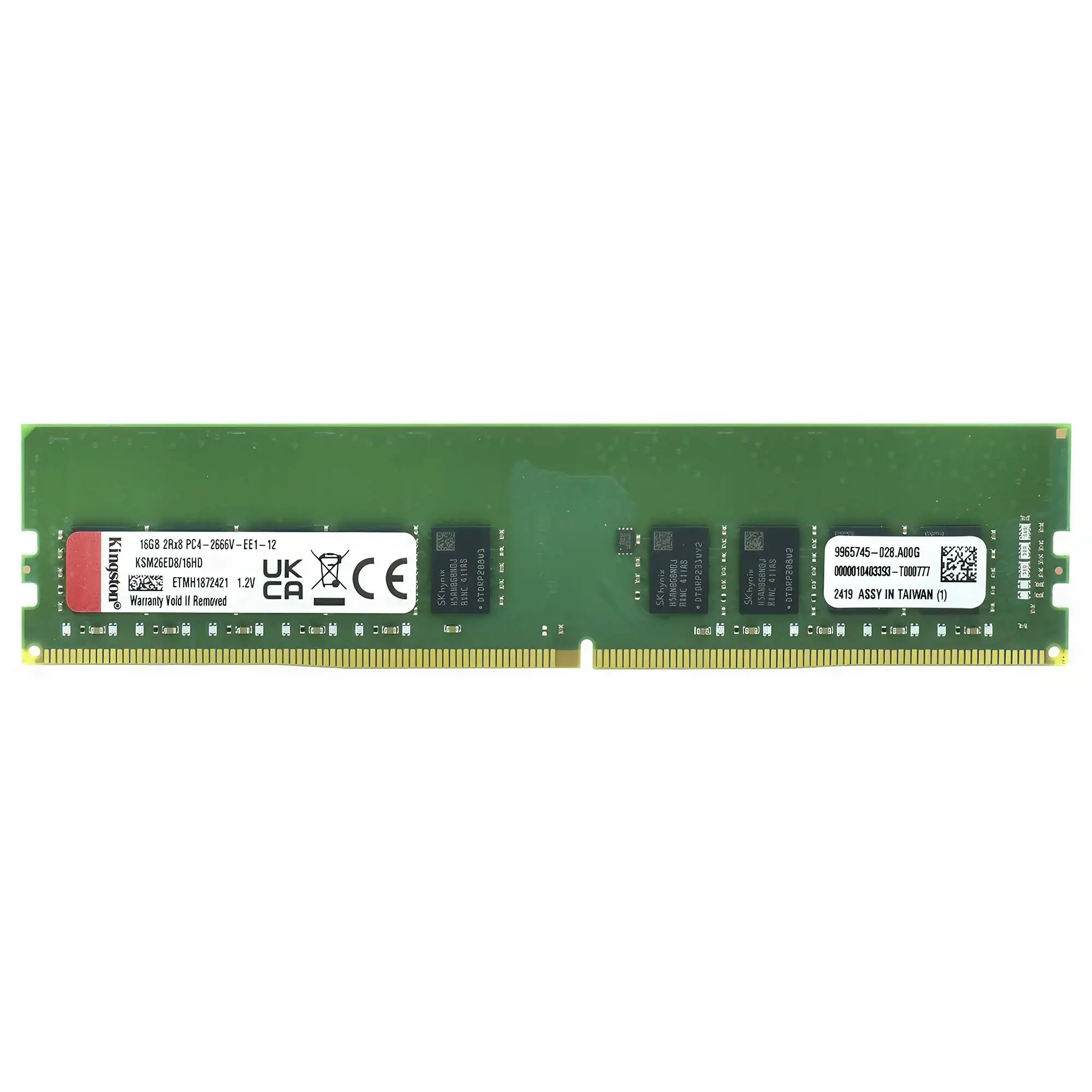 Kingston KSM26ED8 DDR4 PC4-21300, 2.666 MHz - 8GB …