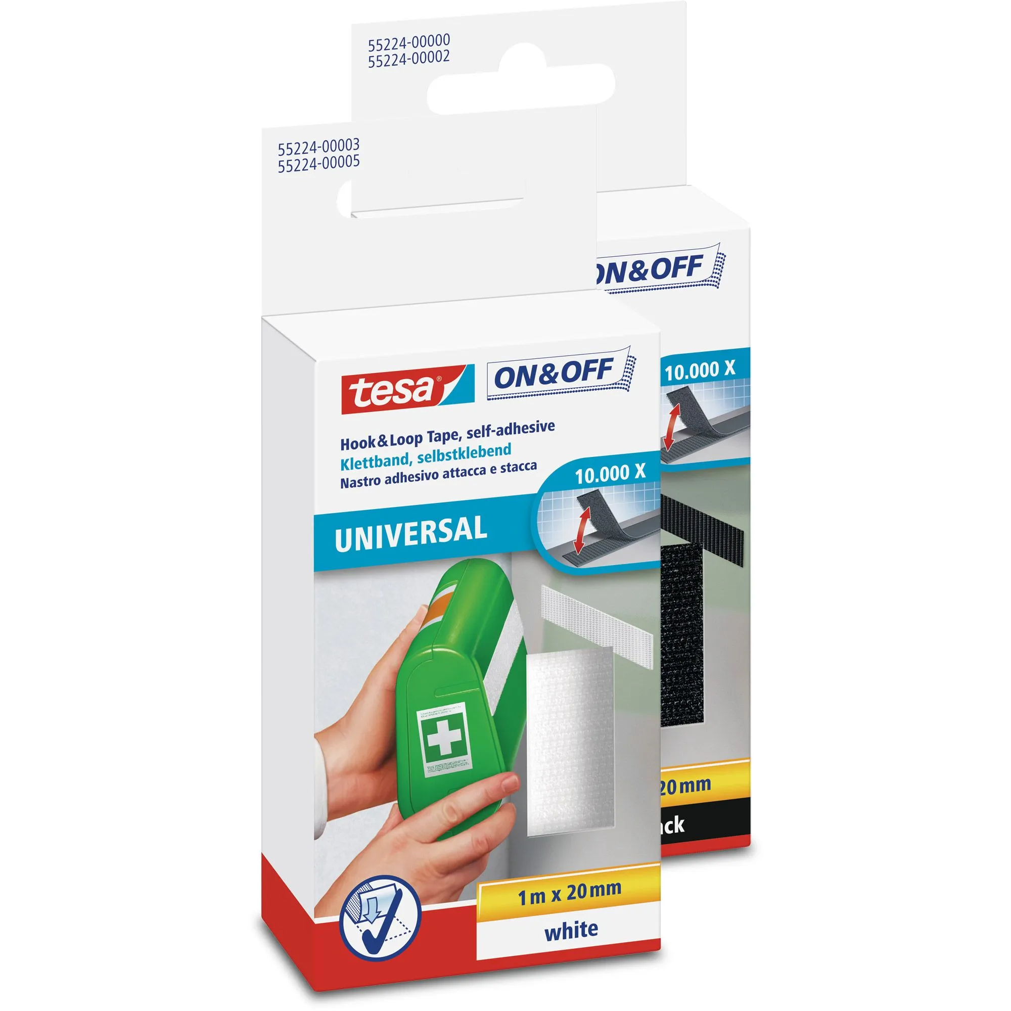 Tesa On & Off Nastro Velcro Adesivo da …