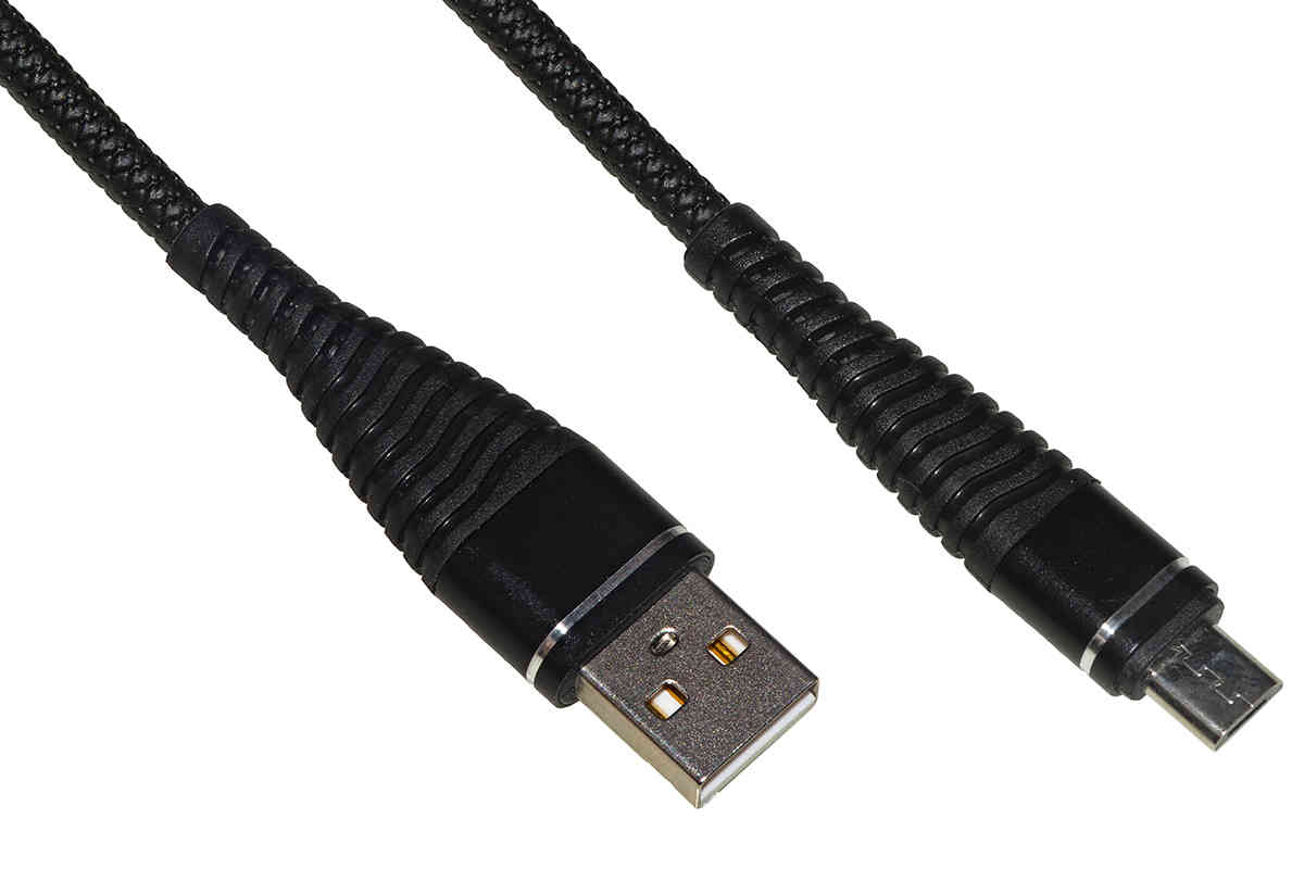 CAVO MICRO USB GUAINA INTRECCIATA 1 MT (LKGZ86)