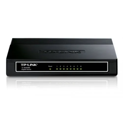 TP-LINK TL-SG1008 Non gestito Gigabit Ethernet (10/100/1000) Nero
