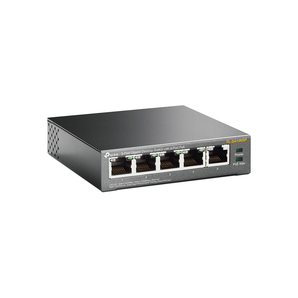 SWITCH 5P GIGABIT DI CUI 4P POE 56W …