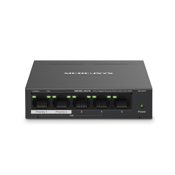 SWITCH DESKTOP MS105GP UNMANGED POE 5P GIGABIT 4 …
