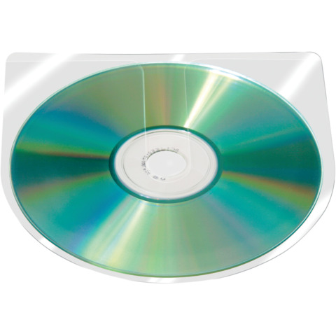 Custodia autoadesiva per CD/DVD Q-Connect 12,6x12,6 cm trasparente …