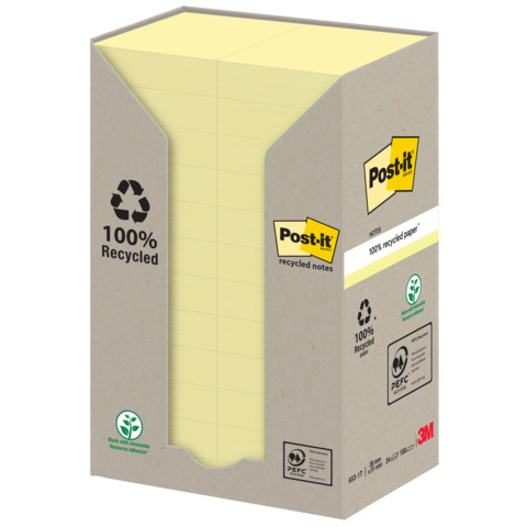 Foglietti Post-it® Notes Giallo Canary™ 38x51 mm carta …
