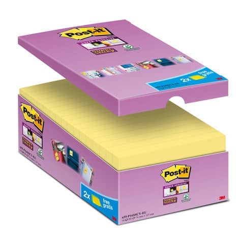Blocco foglietti Post-it Super Sticky - 655-SSCY-VP16-EU - …