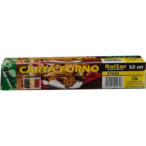 Rotolo carta forno per alimenti Rolsac Professional 50 …