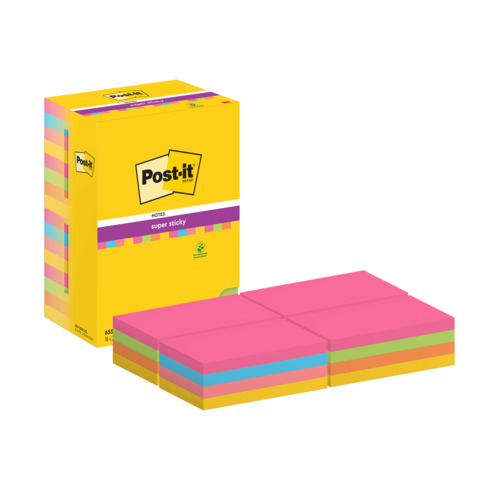 Foglietti riposizionabili Post-it® Super Sticky Color Notes 127x76 …