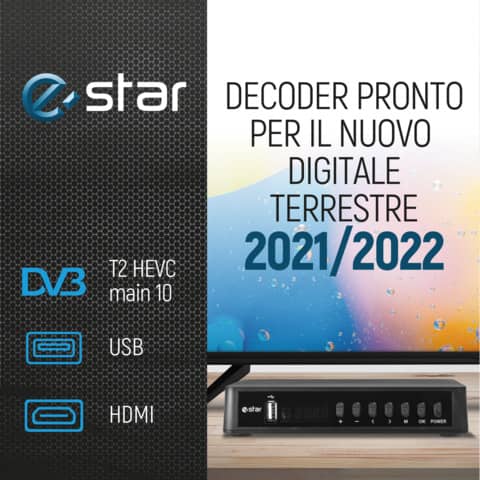 Ricevitore digitale terrestre eSTAR T2 618 UHD - …