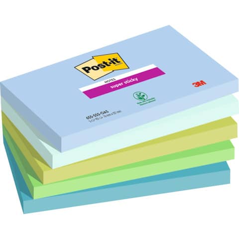 Post-it Super Sticky 655-5SS-OAS - Blocchi - 127 …