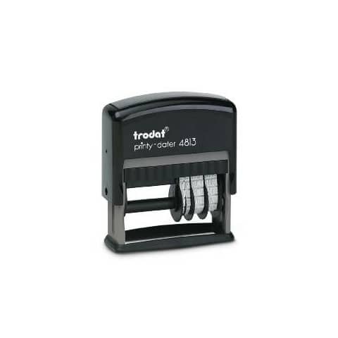 Printy 4813 Datario con testo Trodat PERSONALIZZATO fino …