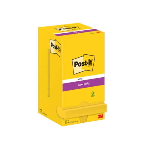 Foglietti riposizionabili Super Sticky Notes Post-it® giallo oro …