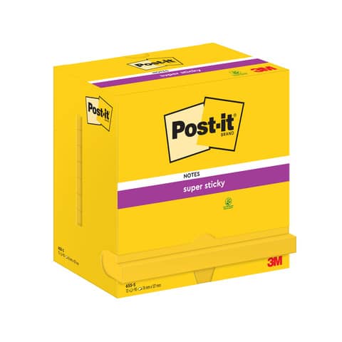 Foglietti riposizionabili Super Sticky Notes Post-it®Giallo oro 76x127 …