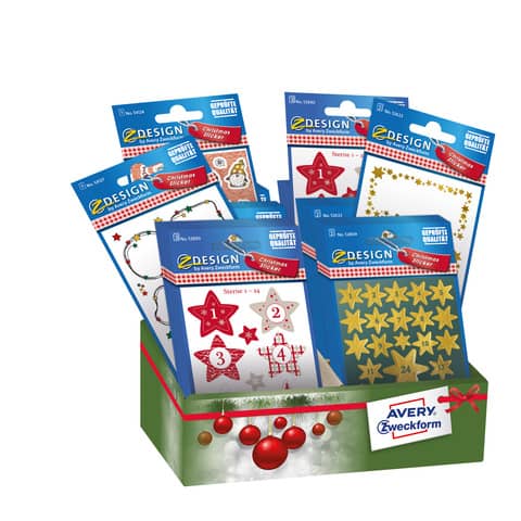 Stickers adesivi decorativi Natale conf. da 60 bustine …
