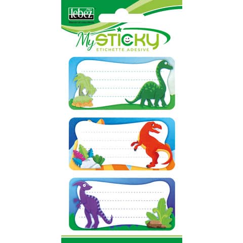 Etichette adesive scuola Lebez MySticky soggetto boy - …
