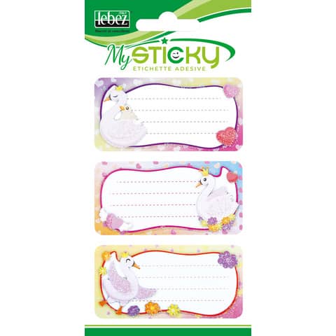 Etichette adesive scuola Lebez MySticky soggetto girl - …