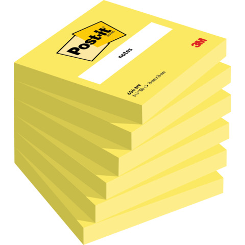 Foglietti Post-it® giallo neon 100 fogli/blocchetto 76x76 mm …