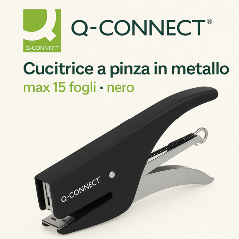 Cucitrice a pinza in metallo Q-Connect max 15 …