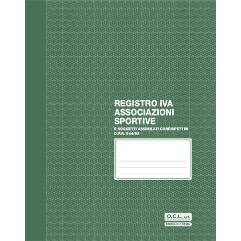 Registro IVA associazioni sportive O.C.L. - conf. da …