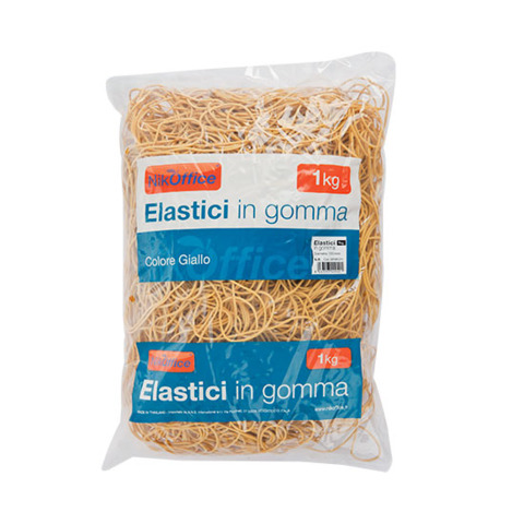 Elastici in gomma Nikoffice busta da 1 Kg …