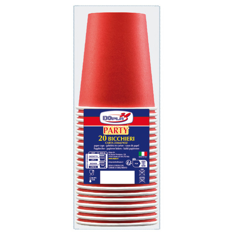 Bicchieri in carta Dopla Green 250 ml - …