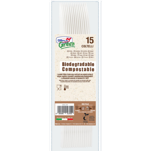 Coltelli in biocompost Dopla Green Compact avorio 180 …