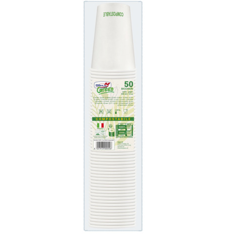 Bicchieri in carta compostabili Dopla Green 350 ml …