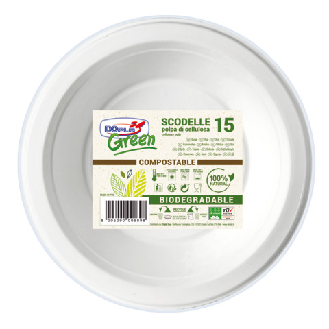 Scodella in polpa Dopla Green 450 ml bianco …