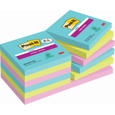 Foglietti riposizionabili Post-it® Super Sticky Cosmic 76x76 mm …