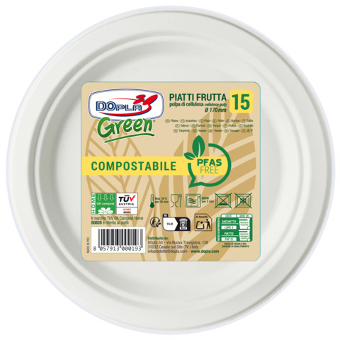 Piatti frutta in polpa Dopla Green Pfas Free …