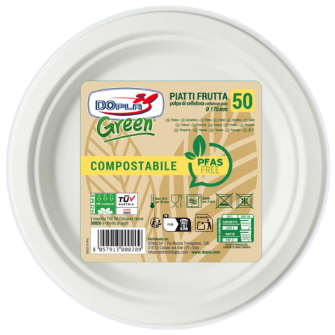 Piatti frutta in polpa Dopla Green Pfas Free …