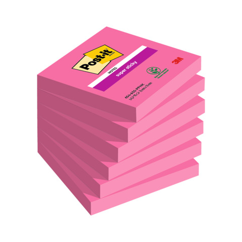 Foglietti riposizionabili Post-it® Super Sticky 76x76 mm - …