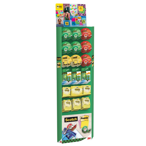 Espositore da terra 156 prodotti Post-it® e Scotch® …