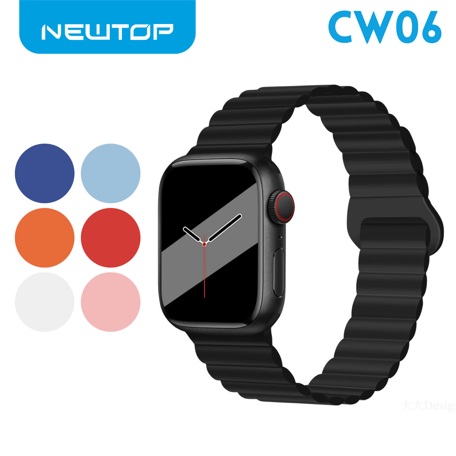 NEWTOP CW06 CINTURINO WATCH IN MORBIDO SILICONE 42 …