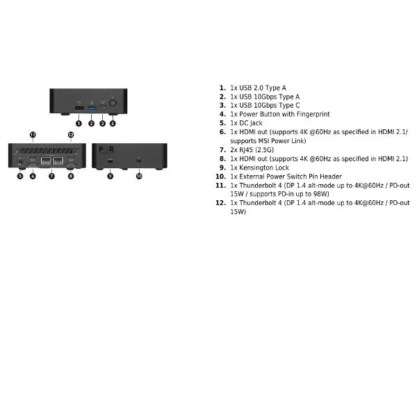 MSI Cubi NUC AI+ 3MG-003EU, Intel Core Ultra …