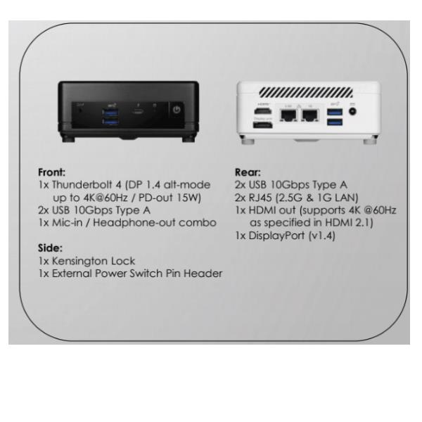 MSI Cubi 5 1M-496EU, Intel Core 5, 120U, …