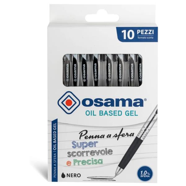 Penna a sfera a scatto Osama, punta 1 …