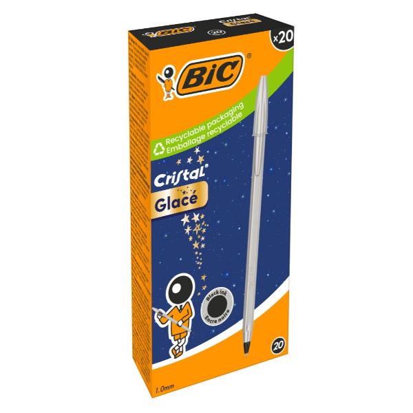 Penna a sfera BIC Cristal Glacé effetto satinato, …
