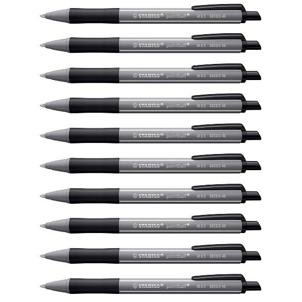 STABILO pointball colorful penna a sfera nera