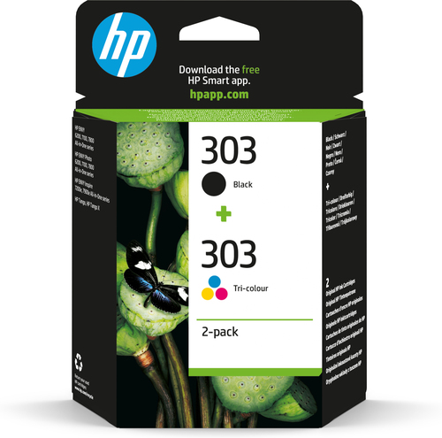 HP Confezione da 2 cartucce di inchiostro nero/in …
