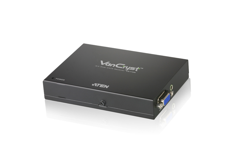 ATEN VE170R-AT-G moltiplicatore AV Ricevitore AV Nero