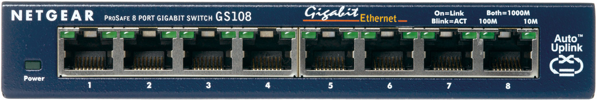 NETGEAR ProSafe 8-Port Gigabit Desktop Switch Non gestito …