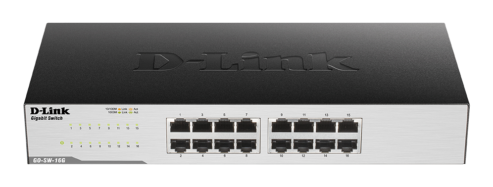 D-Link GO-SW-16G Non gestito L2 Gigabit Ethernet (10/100/1000) …