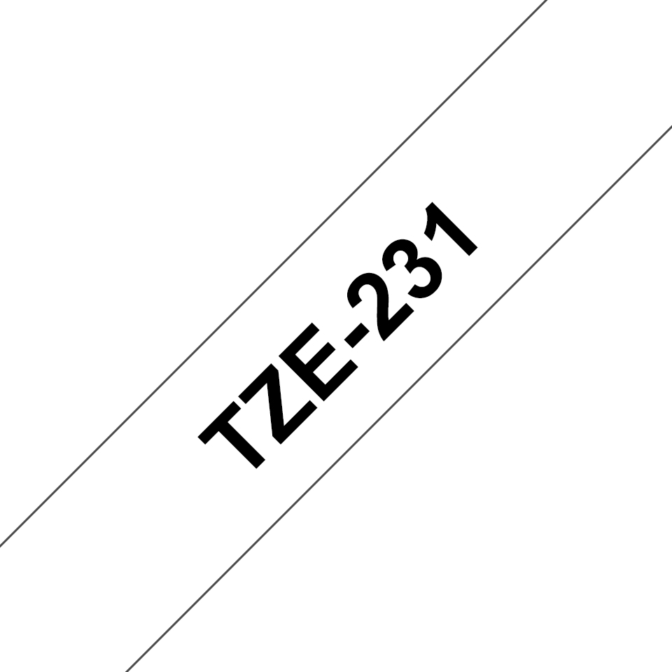 Brother TZe231 nastro per etichettatrice Nero su bianco …
