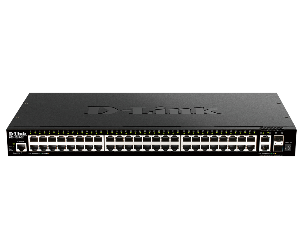 D-Link DGS-1520-52 switch di rete Gestito L3 10G …