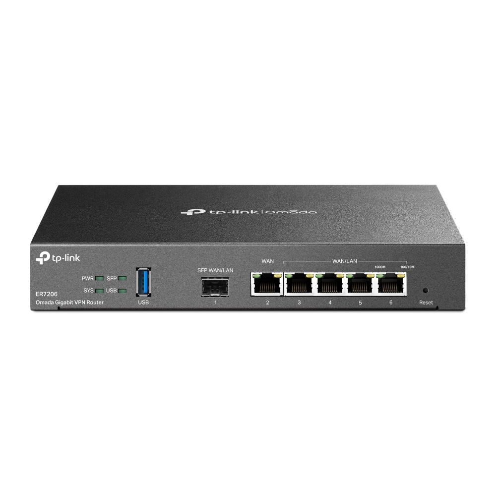 TP-Link ER7206 (TL-ER7206) router cablato Gigabit Ethernet Nero