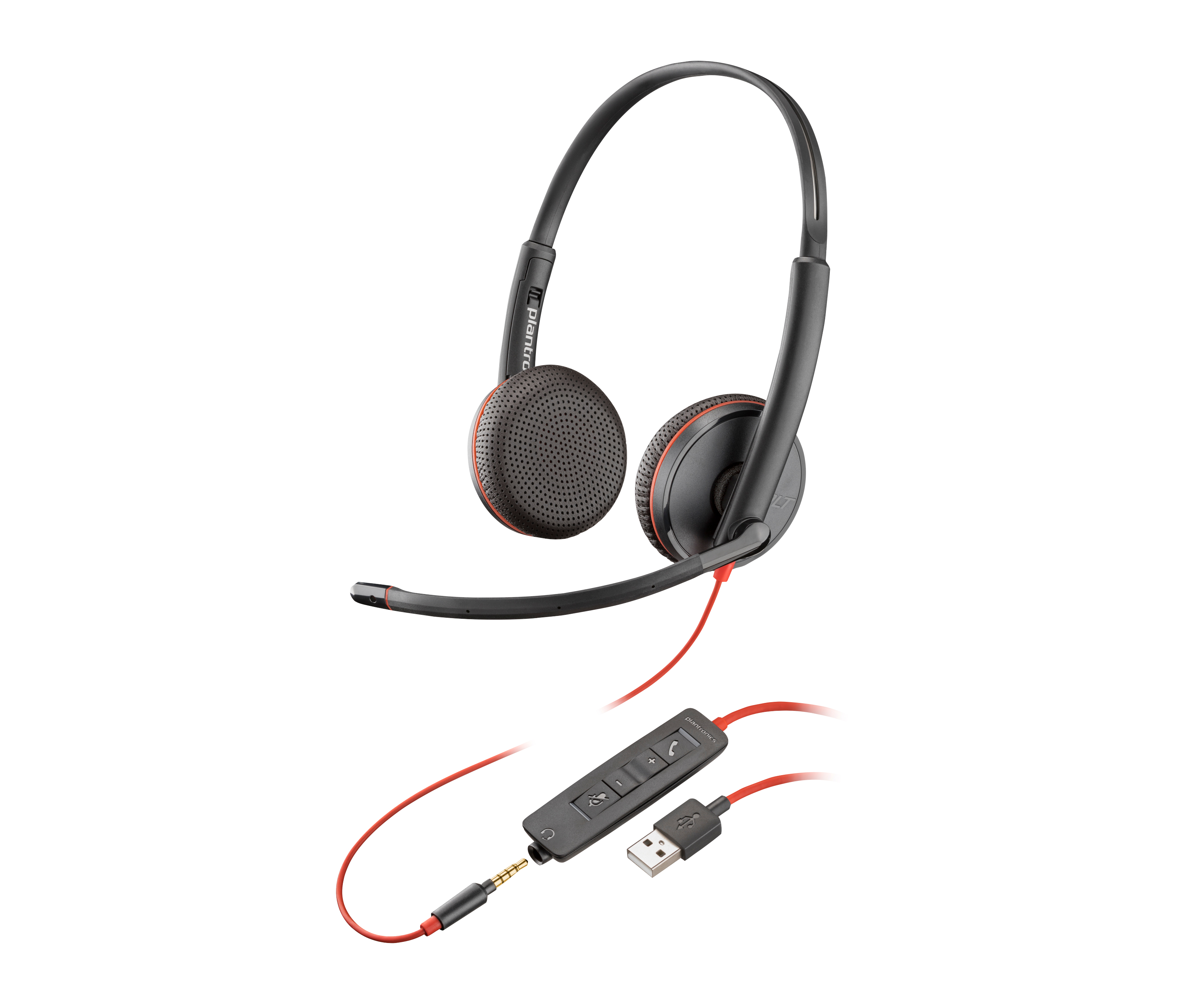 HP Poly Blackwire 3225 Stereo USB-A Headset (Bulk) …