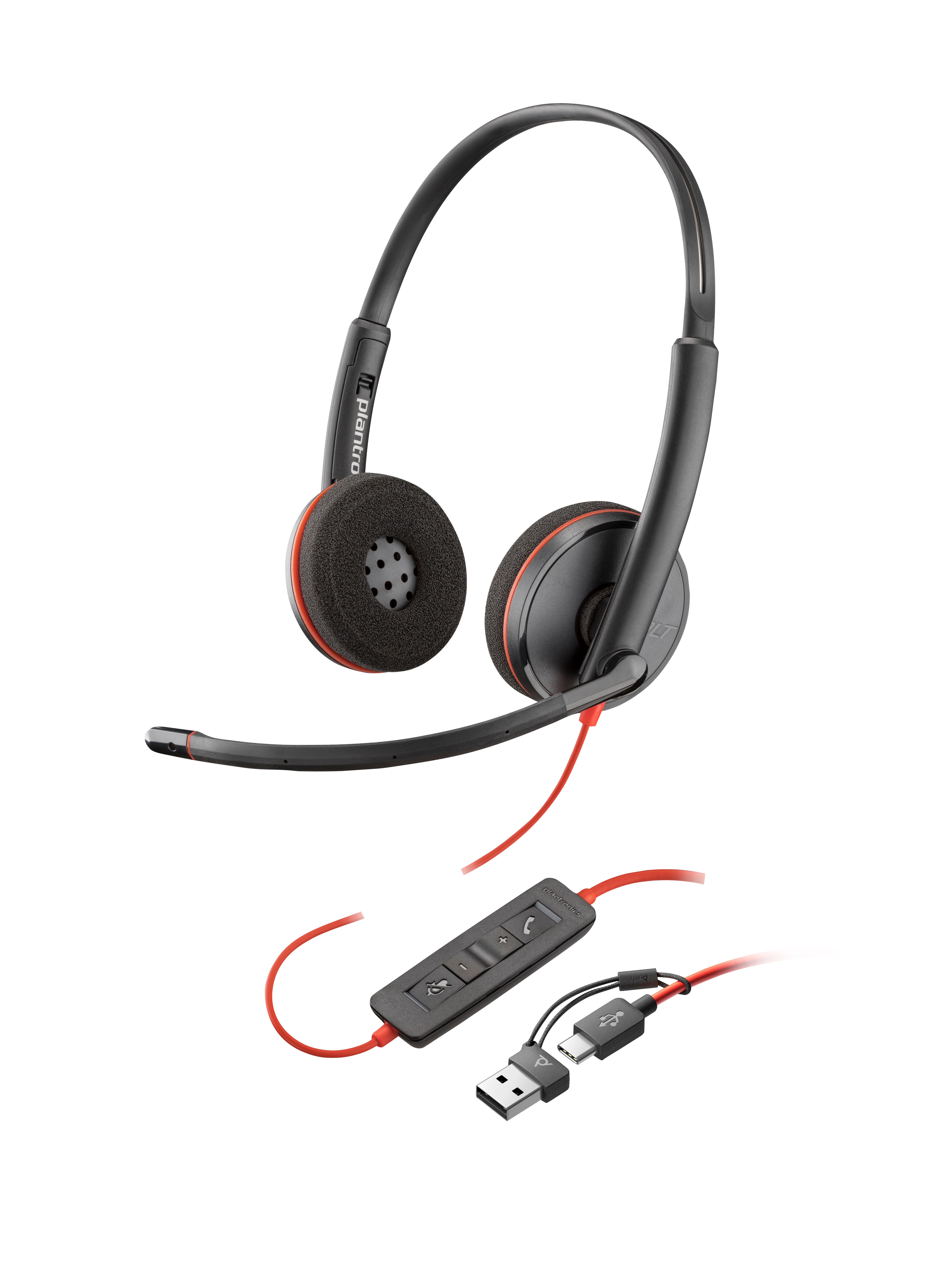 HP Poly Blackwire 3225 Stereo USB-A Headset Auricolare …